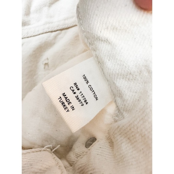 Rails The Topanga High Rise Straight White Denim Jeans Size 28 - Picture 5 of 7